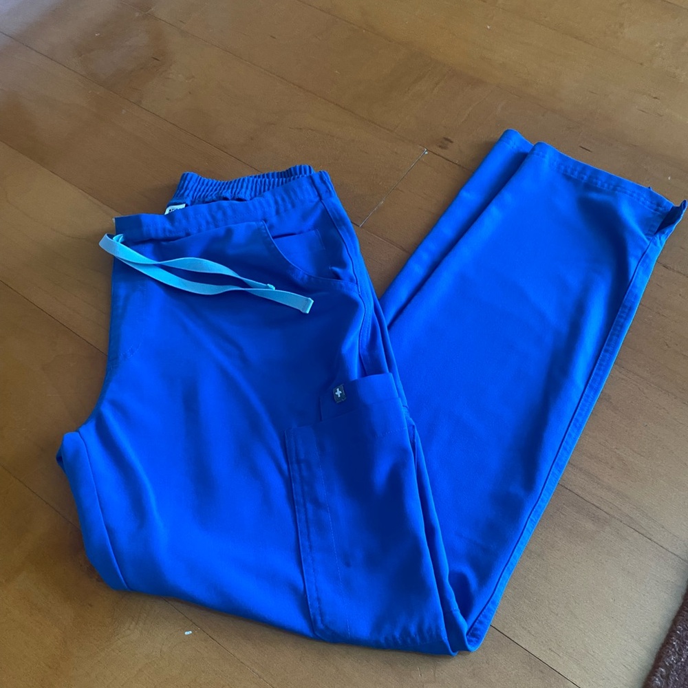 FIGS Yola skinny pants sz S in Royal Blue